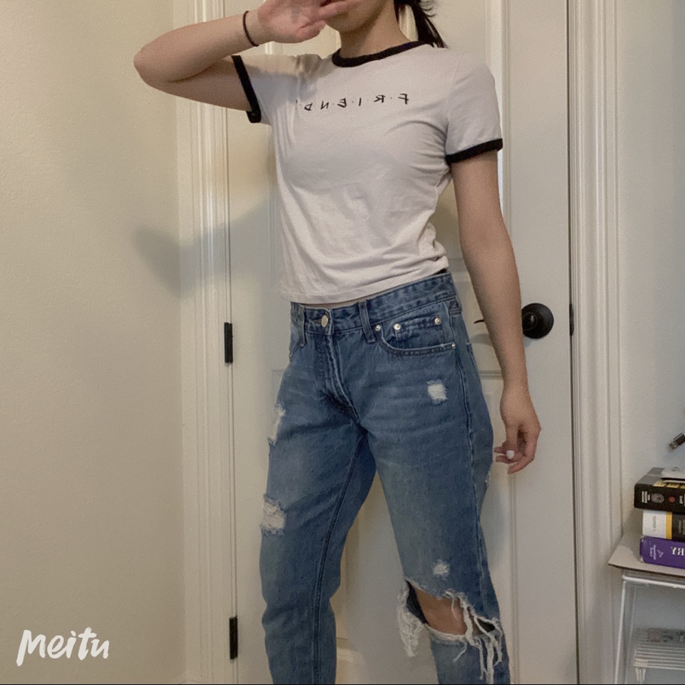 Men’s jeans ( girls can also wear them)